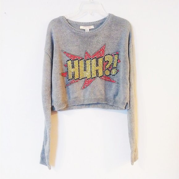 Love By Design Sweaters - Love by Design Long Sleeve Crop Sweater